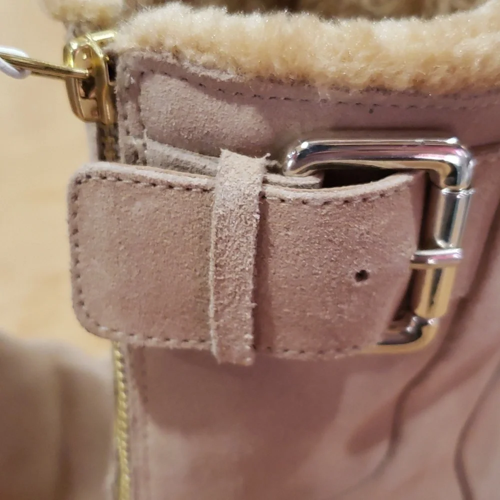 Free People Fable Faux Fur lined Boot nwot
